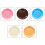 Beige Plastic Snack Plates Food Grade PP Lightweight Dinnerware 4