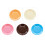 Beige Plastic Snack Plates Food Grade PP Lightweight Dinnerware 3