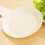 Beige Plastic Snack Plates Food Grade PP Lightweight Dinnerware 6