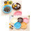Beige Plastic Snack Plates Food Grade PP Lightweight Dinnerware 2