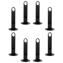 8pcs soccer cones with stands and discs, football training equipment