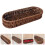 Rectangular Bread Basket Imitation Rattan Food Serving Box 10