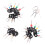 59St Universele Pin Release Tool Auto Elektronica Assorti Kleuren Set 9