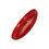 4Pcs Festive Red Plastic Fruit Tray Wedding Snack Serving Platter 3
