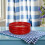 4Pcs Festive Red Plastic Fruit Tray Wedding Snack Serving Platter 6