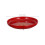 4Pcs Festive Red Plastic Fruit Tray Wedding Snack Serving Platter 2