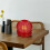 4Pcs Festive Red Plastic Fruit Tray Wedding Snack Serving Platter 7