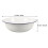 white enamel basin for foot soak and laundry, portable 3