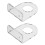 6 Sets Wall Mount Small Ball Holder Acrylic Golf Ball Storage 1