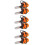6 Pcs Simulated Chainsaw Prop Mini Model Decor 10