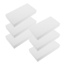 6 stück polystyrolschaum-blöcke 30x15x5 cm zum basteln und verpacken