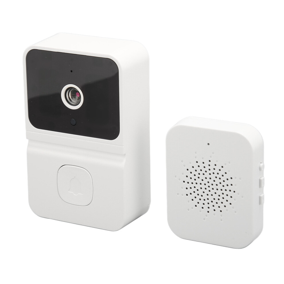 Wireless Video Doorbell Wifi Camera Intercom 800Mah Night Vision White 7891351539799