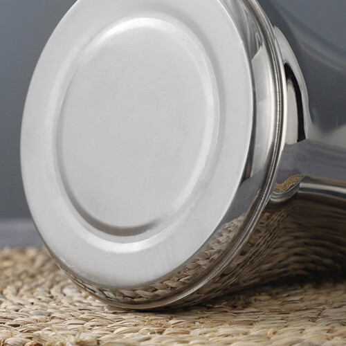 Stainless Steel Infuser Kettle 2.0L Silver Comfortable Handle for Tea and Coffee Brewing 1