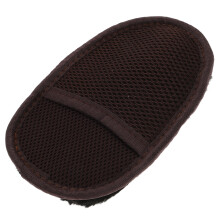 Shoe Polishing Mitt Fleece Pu Bag Cleaning Gloves Soft High Density