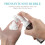 4pcs mousse foaming bottle plastic frosted small bubble dispenser 7