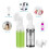 4pcs mousse foaming bottle plastic frosted small bubble dispenser 6