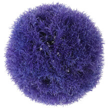 Artificial Grass Ball Miniature Round Rug Xmas House Mother Purple