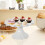 Ceramic Cake Stand High-Foot Dessert Display Plate 8