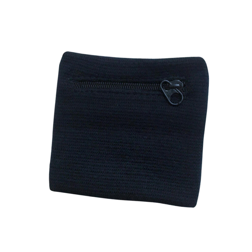 unisex wrist wallet pouch band for running exercise black-image-OPC-PKPDMTK-NEW