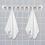 2pcs Wall Mount Towel Rack Adjustable Bar Suction Cup 10 Hooks 7