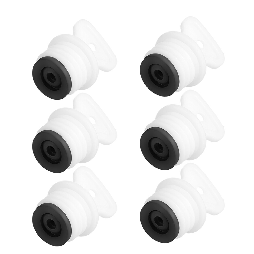 Vaguelly 6 Pcs Rubber Stoppers For Hot Water Bottles, Airtight Leakproof Seals