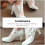 1Paar White High Heels Vrouwelijk Comfortabele 9