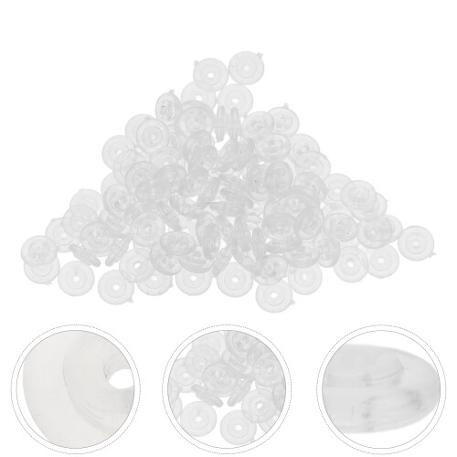 100St Hengelsport Accessoires Transparante Vislijn Discs ABS 2