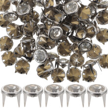 100pcs crystal claw rivets rhinestone nail studs decorative