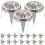 100pcs crystal claw rivets rhinestone nail studs decorative 8
