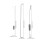 3Pièces Kit Ressorts Commande Vitesse Acier Argenté Pour 2