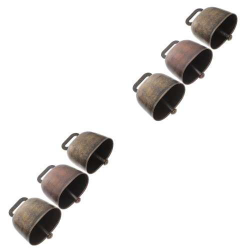 6 pcs copper sheep and cattle bells, wind chime pendants, diy use 2