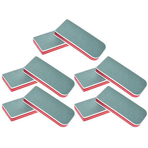 10Pcs Nail Buffer Blocks Assorted Color Sponge Nail Polishing Files