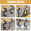 Handbag Hangers Aluminium Alloy 4pcs 7
