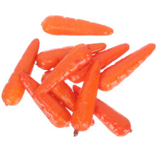 30Pcs Simulation Mini Foam Carrots Orange Fake Vegetable Ornaments