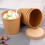 10 sets disposable kraft paper soup cups for storage 6