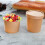 10 sets disposable kraft paper soup cups for storage 5