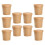 10 sets disposable kraft paper soup cups for storage 10