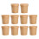 10 sets disposable kraft paper soup cups for storage 1