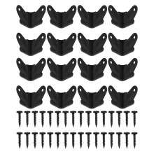 16pcs speaker cabinet corner protectors with screws for furniture