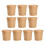 10 sets disposable kraft paper soup cups for storage 11