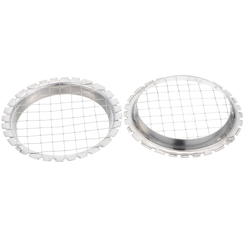 2pcs stainless steel fruit cube and potato cutters with egg 2