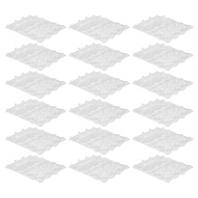 50pcs transparent plastic quail egg boxes reusable packaging cases