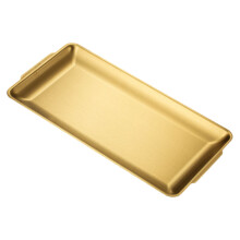 1Pc Household Baking Tray Stainless Steel Golden Food Grilling Plate