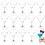 20 unid. copos pequenos transparentes para licor e coquetel 1