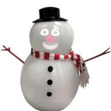 (Deep Sapphire) 30cm Talking Animated Blink Snowman Interactive Christmas Decoration 2026 Best-Selling Snowman Ornament