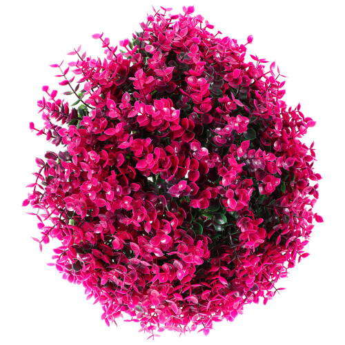 bola de planta artificial com folhas de eucalipto decorativa