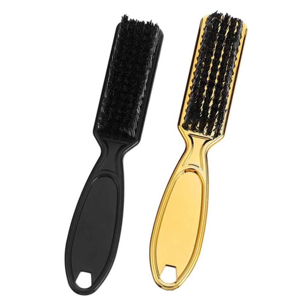 Hair Cleaning Brush 2-Pack With Ergonomic Handle For Neck And Beard, High-Density Soft Bristles Barber Neck Duster