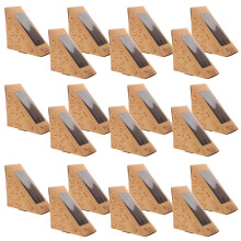 100 stück fenster-desert-verpackungsboxen für sandwiches