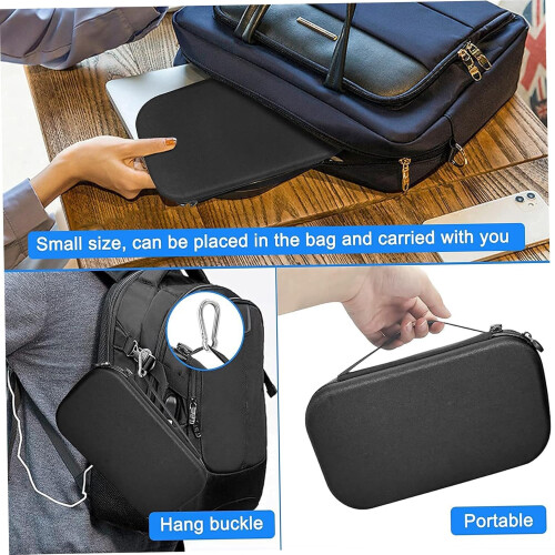 Stethoscope Case Portable Nursing Bag With Handle, Waterproof, Shockproof, Black, Fits Most Stethoscopes 1