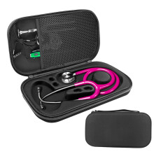 Stethoscope Case Portable Nursing Bag With Handle, Waterproof, Shockproof, Black, Fits Most Stethoscopes